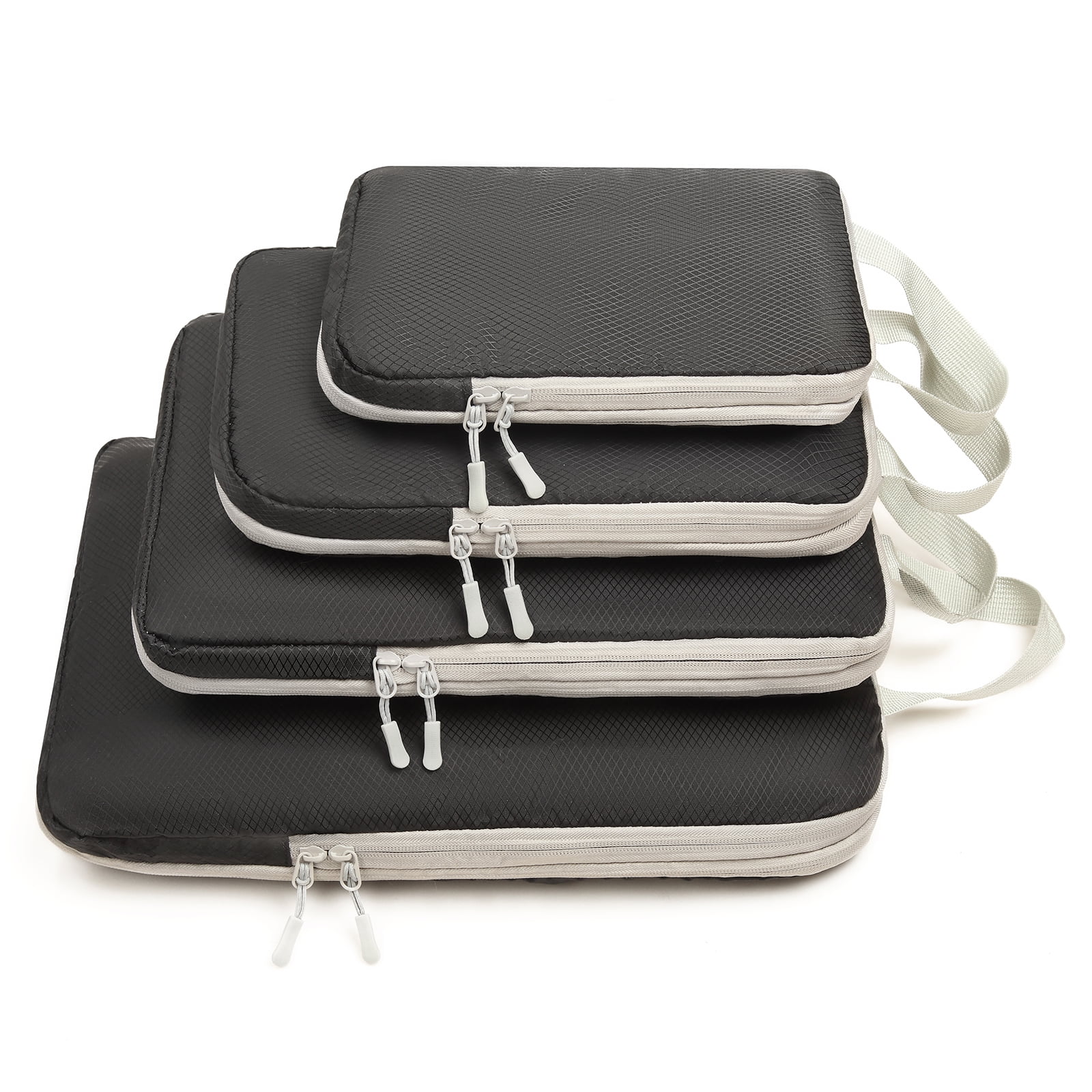 4Pcs/Set Luggage Organizer Packing Cubes Extensible Luggage Cubes Travel Essential Suitcase Travel Storage Organizer Bag