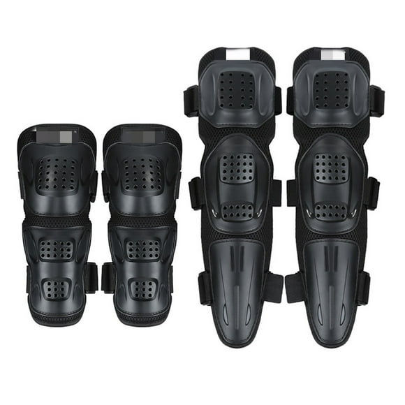 4Pcs/Set Motorcycle Bike Racing Skating Elbow Knee Shin Armor Guard Protector Guards Protective Motocross Cycling Sport Gear Pad