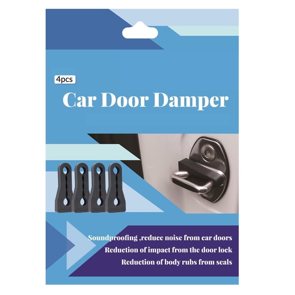 4Pcs/Set Rattling Screaks Soundproof Seal Buffer Car Door Door Lock Sound Deadener Buffer