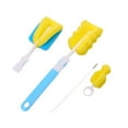 thumbnail image 1 of 4Pcs/Set Sponge Newborn Baby Milk Bottle Pacifier Spout Tube Clean Brush Tool, 1 of 8