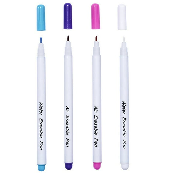 4Pcs/Set Water-Soluble Pen Single End Cross-Stitch Tailor Water Eliminator Pen Accessories Knitting Machine