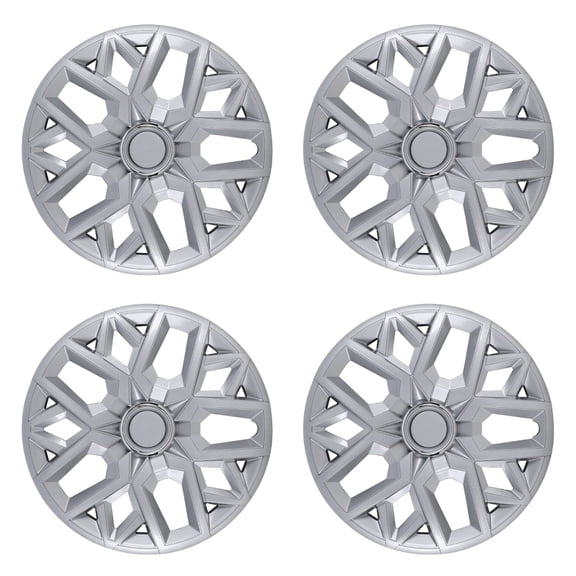 4Pcs/Set Wheel Rims Cover,14" Universal Hubcap Compatible with Steel Wheel Rims Cover,Snap on Installation with Retention Rings,Lacquer
