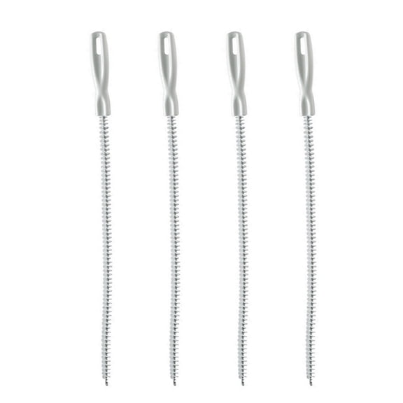 4Pcs Sewer Drain Cleaner Brush,Sink Overflow Drain Brush Flexible Pipe Cleaner