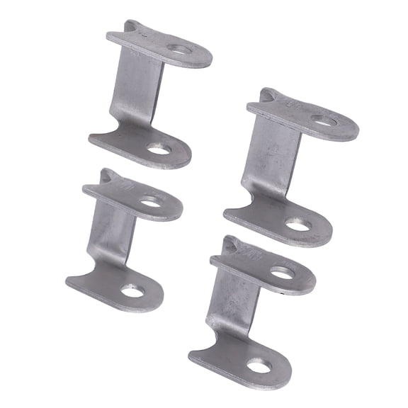 4Pcs Shock Swing Arm Weld On Mounting Bracket Kit Steel Alloy Secure Fixation for ATV Dirt Bike UTV Go Kart Quad Buggy 4 Wheeler Golf Cart (5.91 inches / 15.00 cm Length) Heavy Duty Universal Fit