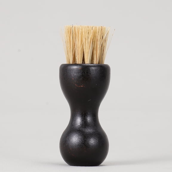 4Pcs Shoe Shine Wooden Shoe Dauber Applicator Shoe Cleaning Brush for Shoe ( Light Grey+ Dark Grey )