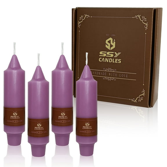 XINAOBAOLUO Spiral Taper Candles, 5" Unscented Pillar Candles with 6 h Burn Time, Spiral Tapered Candles for Home Décor Weddings Holiday