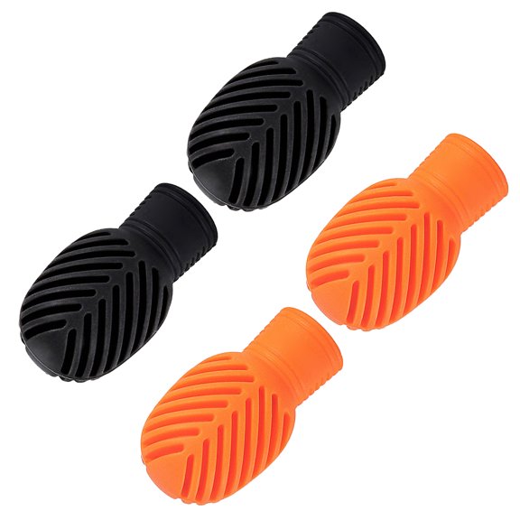 4Pcs Silicone Drumstick Practice Tip Drumstick Mute Tip Drum Dampener Mute Pad Replacement Percussion Tip