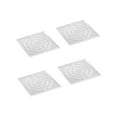 thumbnail image 1 of 4Pcs Silicone Furniture Foot Pads Clear Reusable Table Chair Leg Protective Cover, Chair Leg Pads Floor Protectors for Bed Chair Couch Desk Square 6cmx6cm, 1 of 8