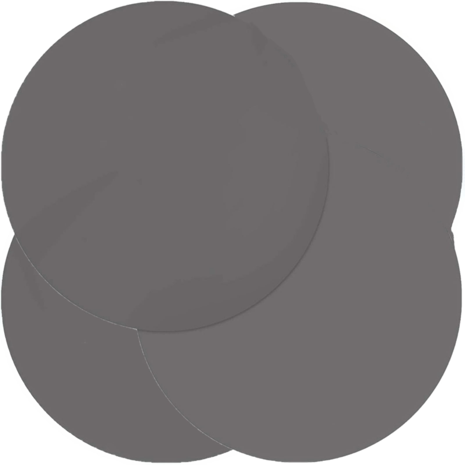 4Pcs Silicone Microwave Multi-Mat, 12" Non-Stick Heat Resistant Oven Mat Microwave Trivet Mat (Grey)