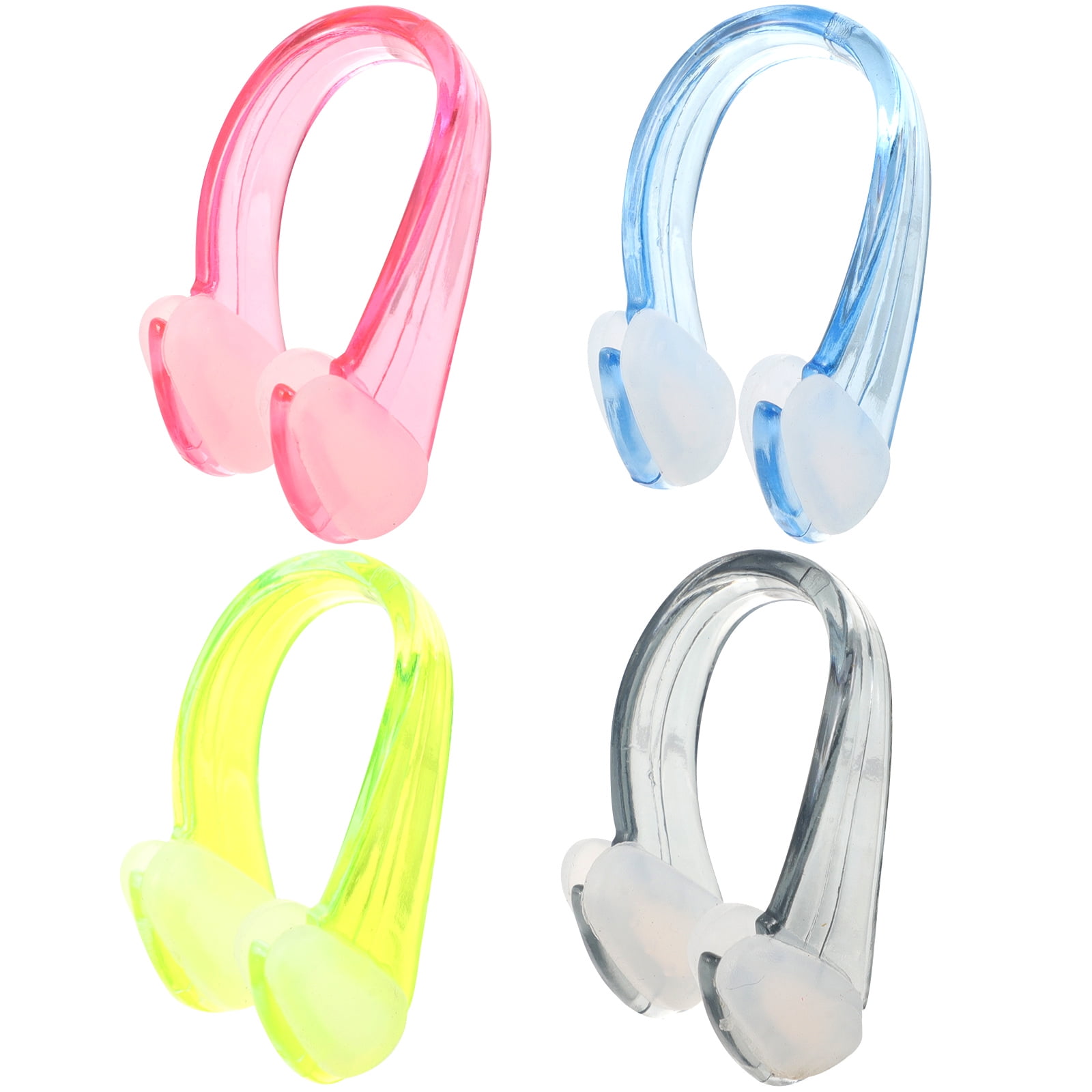 4Pcs Silicone Nose Clip Comfortable Swim Nose Plug Swimming Nose Clip