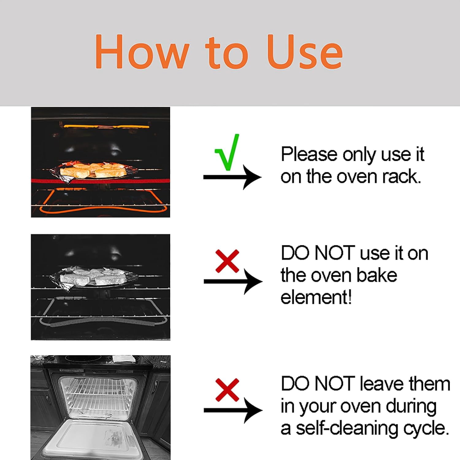 4Pcs Silicone Oven Guards for Racks, Heat Resistant Silicone Oven Rack ...