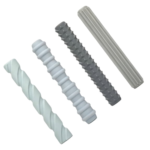 4Pcs Silicone Pen Grip Sleeves Set for Various Pen Providing Comfortable Fit and Minimized Hand Strain in Daily Tasks