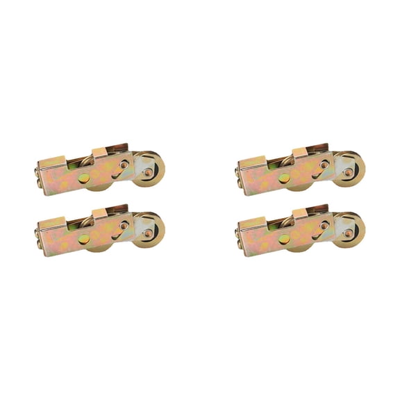 4Pcs Sliding Patio Door Rollers,Ball Wheel Bearing Rear Adjustable Sliding Door Wheel Replacement for Sliding Glass Door