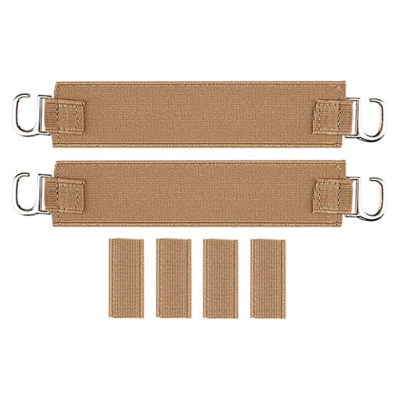 4Pcs Slip Resistant Heel Retention Lace With Metal Clips Elastic Shoe Laces For Slip On Sandals Shoe And Snow Boot