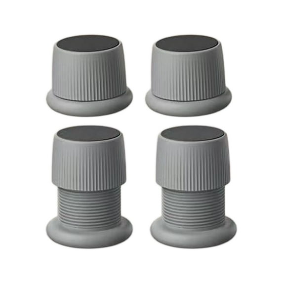 4Pcs Slip Support Protects Pedestals,Shock Absorber Walk Feet Foot Pads for Coffee Machine , Gray