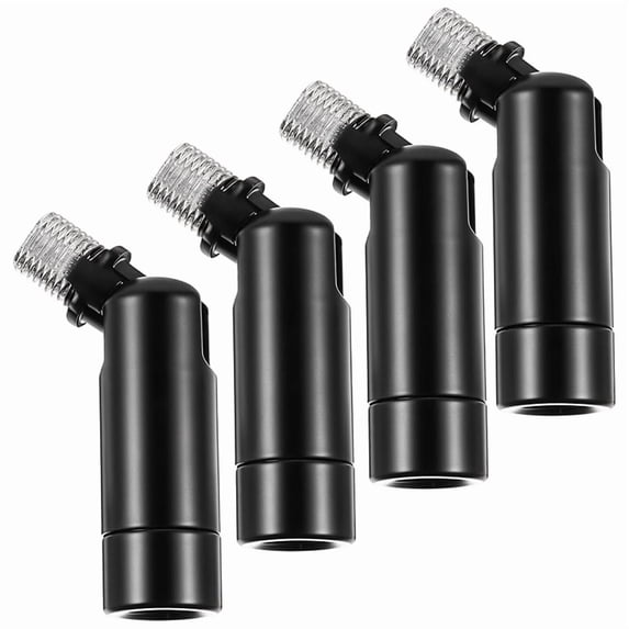 4Pcs Sloped Ceiling Light Adapters for Slanted Ceilings,Chandelier Fixture Adapters,180 Degrees Track Pendant Helper,4 * vaulted ceiling light fixtures,Black