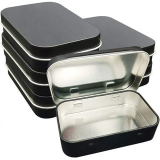 tin box with lid collection, 14 small boxes