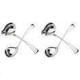 thumbnail image 1 of 4Pcs Small Gravy Ladle, Sauce Ladle, Sauce Ladle with Pouring Spout, Stainless Steel Mini Ladle, Dishwasher Safe,2 x Ladle 2 x Sauce Spoon,Silver, 1 of 8