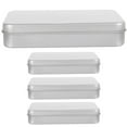 thumbnail image 1 of 4Pcs Small Tin Box Metal Tins Container Rectangular Tins Box Portable Box Containers, 1 of 9
