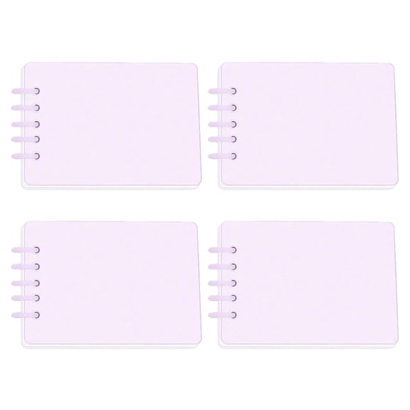 4Pcs Small Twin Coil Binding Notebook 2.8x4Inch Pocket Notepads 160 Pages Lined Small Writing Pad Notebook for Writing