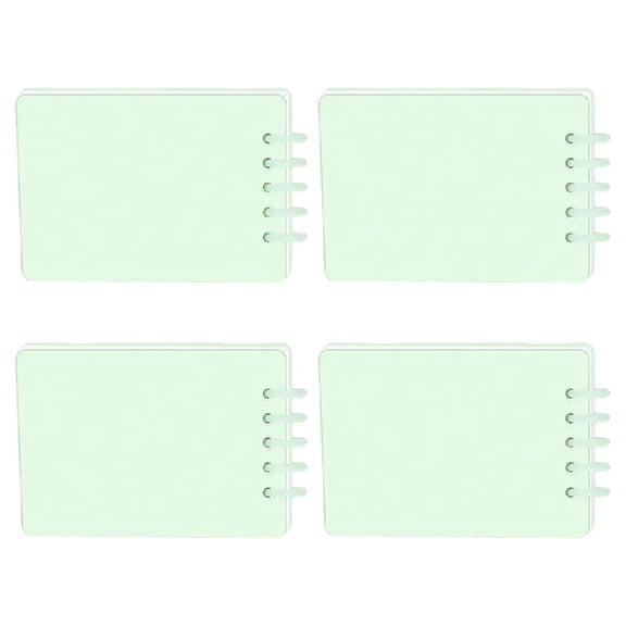 4Pcs Small Twin Coil Binding Notebook 2.8x4Inch Pocket Notepads 160 Pages Lined Small Writing Pad Notebook for Writing