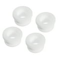 thumbnail image 1 of 4Pcs Snap Rubber Grommet Hole Plug Mount Dia 11mm ID 8mm H 10mm Seal Anti-Scratch for Cable Pipe White, 1 of 5