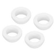 thumbnail image 1 of 4Pcs Snap Rubber Grommet Hole Plug Mount Dia 20mm ID 16mm H 9mm Seal Anti-Scratch White, 1 of 6