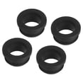 thumbnail image 1 of 4Pcs Snap Rubber Grommet Hole Plug Mount Dia 25mm ID 20mm H 15mm Seal Anti-Scratch for Cable Pipe Black, 1 of 5