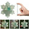 thumbnail image 1 of 4Pcs Snowflake-Shaped Sea Glass Friendship Decor, Timeless Friendship Snowflake Keepsake, Friendships Snowflakes Ornament for Christmas Tree Hanging, Sea Glass Art for Best Friends(Blue,3.1x3.1"), 1 of 6