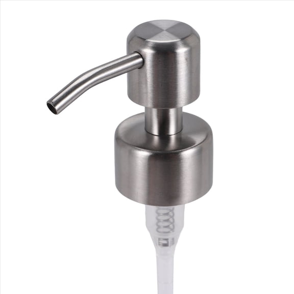 4Pcs Soap Dispenser Pump Replacement Stainless Steel Lotion Dispenser Pump for Regular 28/400 Neck Bottles for Bathroom