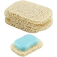 thumbnail image 1 of 4Pcs Soap Saver Holder for Bar Soap Shower Bathroom Dish Self Draining Lift Pad Porous Construction Air Circulate Non-BPA Non- Durable, 4.5x2.9x0.39inch, 1 of 6