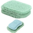 thumbnail image 1 of 4 Pack Soap Saver Draining Lift Pads 2.9" x 4.5" PVC BPA-Free Non-Slip Durable Soap Holder, 1 of 6