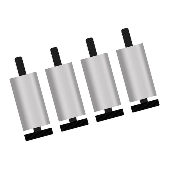 4Pcs Sofa Feet Furniture Legs Modern Style Replacement Couch Legs Adjustable Height Support Leg for Furniture for Shelves Desks Night Stand 6cm