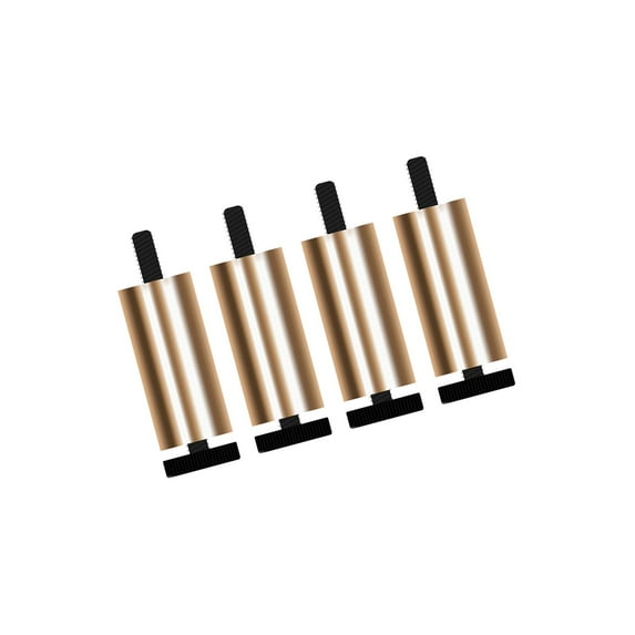 4Pcs Sofa Feet Furniture Legs Modern Style Replacement Couch Legs Adjustable Height Support Leg for Furniture for Shelves Desks Night Stand gold 8cm