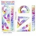 thumbnail image 1 of 4Pcs Soft Ruler Set Flexible Bendable Geometry Rulers Inches & CM, 1 of 3