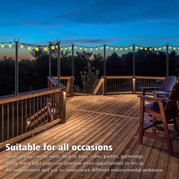 4Pcs Solar Light LED Lantern Garland Waterproof Garden Light Hanging Outdoor Fairy Lights for Solar Lamp Garland