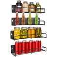 thumbnail image 1 of 4Pcs Spice Rack Organizer  Fridge Storage Shelf Holder for Jar Seasoning Tin Utensil, 1 of 6