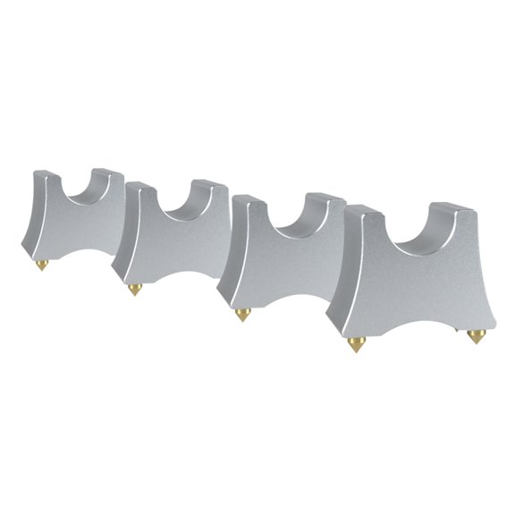 4Pcs Spikes Support Metal Trailing Pad Loudspeaker Cable Feet Nails Multifunction Wire Bracket