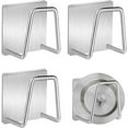 thumbnail image 1 of 4Pcs-Sponge Holder Self Adhesive Sponge Holder For Kitchen Sink Caddy Stainless Steel Rust Proof Waterproof Quick Drying, 1 of 5