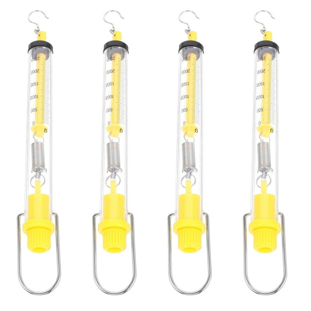 4Pcs Spring Scale Tubular Spring Scale Newton Force Meter Dynamometer