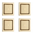 thumbnail image 1 of 4Pcs Square Shower Message Body Spray Brass Concealed Installation, 1 of 12