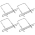 thumbnail image 1 of 4Pcs Square U-Bolts, Stainless Steel Square Bend U Bolts with Nuts and Frame Plates for Automobiles Trailers, Ski Boats, Sailboat Trailers(0.24" D x 2.56" W x 3.15" L), 1 of 5
