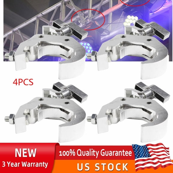 4Pcs Stage Lighting Clamp Truss Bracket Hook Clamp DJ Projector Bar Light 330Ls