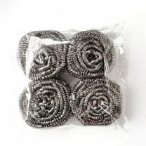 4Pcs Stainless Steel Scrubber,Stainless Steel Scourers,Steel Wool Scrubber Pads For Cleaning Dishes, Pans, Pots, Ovens, Grills, Sinks - Stainless Steel Scrubbers For Kitchen Cleaning Pads,4PCS