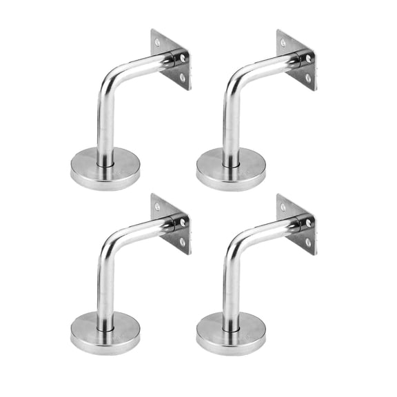 4Pcs Stainless Steel Wall Mount Staircase Handrail Bracket Heavy Duty Staircase Handrail Bracket