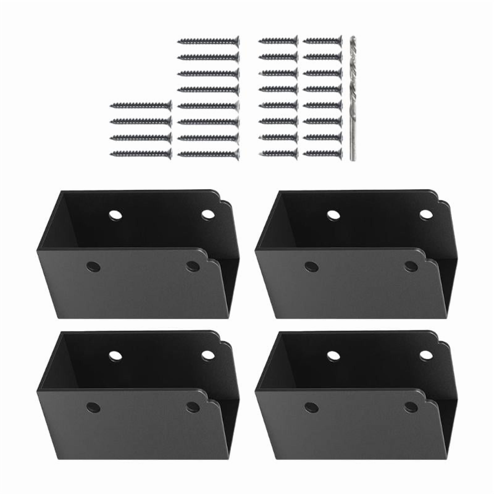 4Pcs Stair Fence Rail Brackets High Strength Deck Railing Bracket ...