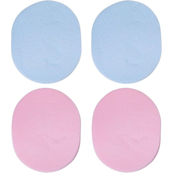 4Pcs Stamp Cleaning Sponge Multi-Purpose Stamp Scrubber Ink Pad Cleaner Applicable to Stamp Rubber Stamps Acrylic Blocks Work Surface Pink Blue for DIY