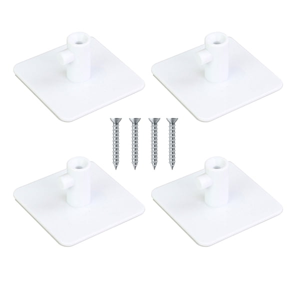 4Pcs Stand Mixer Attachment Holders with Screws Mixer Accessory Hanger Stand Replacement Part Space Saving