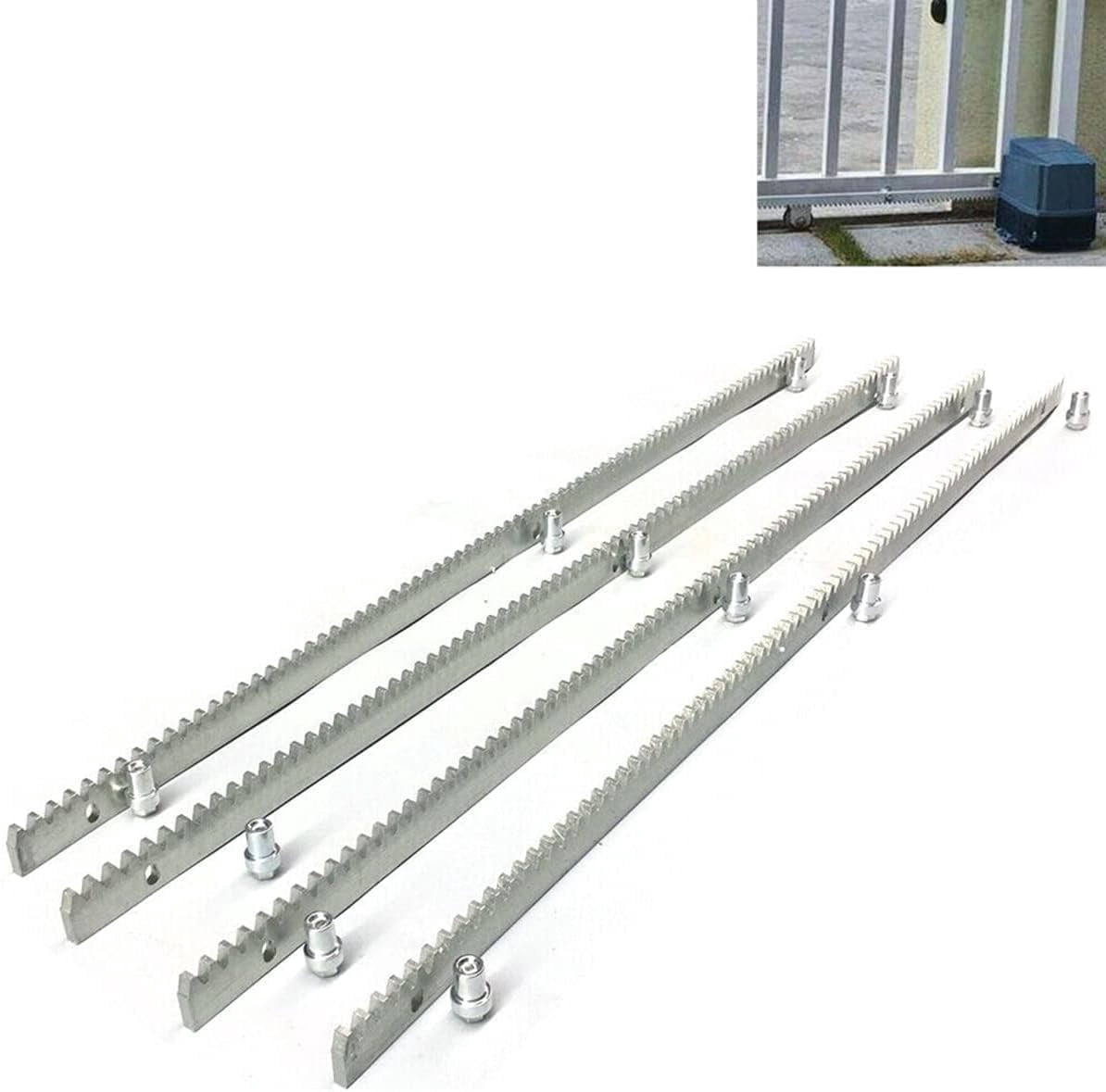 4Pcs Steel Gear Racks for Sliding Gate Opener Slide Door Operator ...