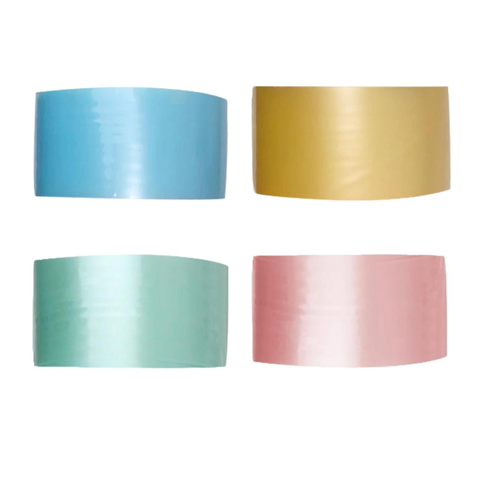 4Pcs Sticky Ball Tape, Educational Interesting Transparent Color, Creative Sensory Toy DIY Tape Sticky Ball for Kids Adult Party Gifts Grassy Yellow Pink